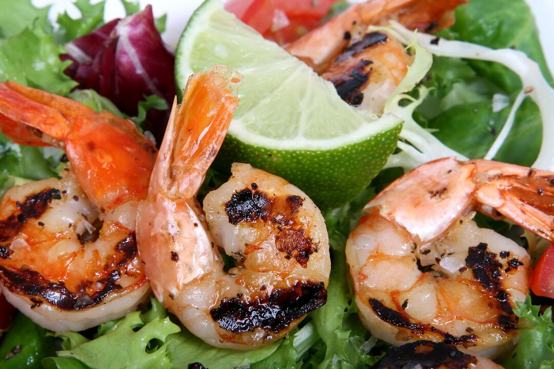 Les crevettes, source de protéines dans un régime protéiné pour perdre du poids